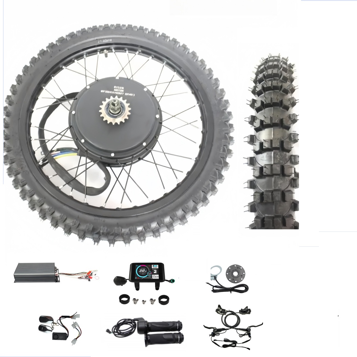 72V 8000W Brushless Hub Motor - EBike 48 V-72 V 3000-8000W 17