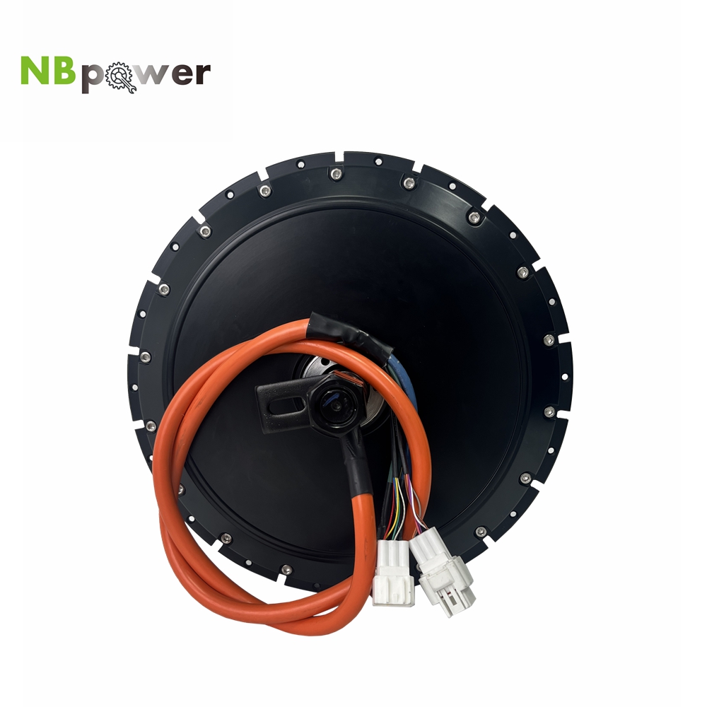 72V 8000W Brushless Hub Motor - มอเตอร์ดุมล้อหลังจักรยานไฟฟ้า NBpower 18x22 มม. 40H QS