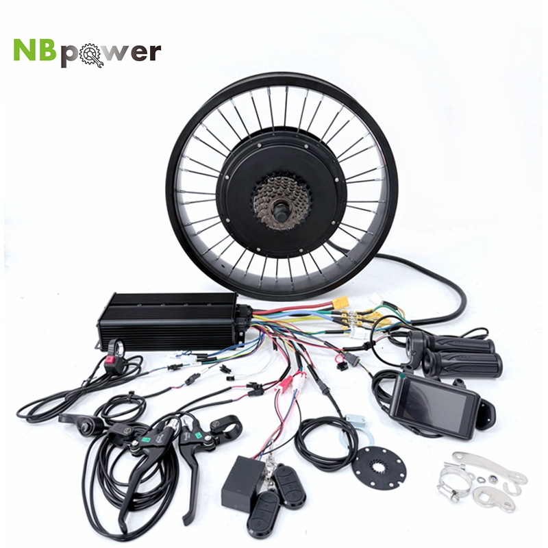 5000W Hub Motor Kit 72V - ชุดแปลงมอเตอร์ไฟฟ้าสำหรับจักรยานเสือภูเขา NBpower 170/190 มม. Dropout 48-72V