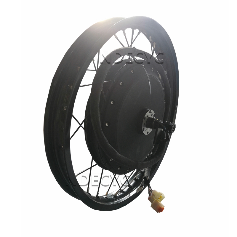 72V 8000W Brushless Hub Motor - มอเตอร์ล้อหลังสำหรับมอเตอร์ไซค์ไฟฟ้า NBpower/QS V3 273 40H ขนาด