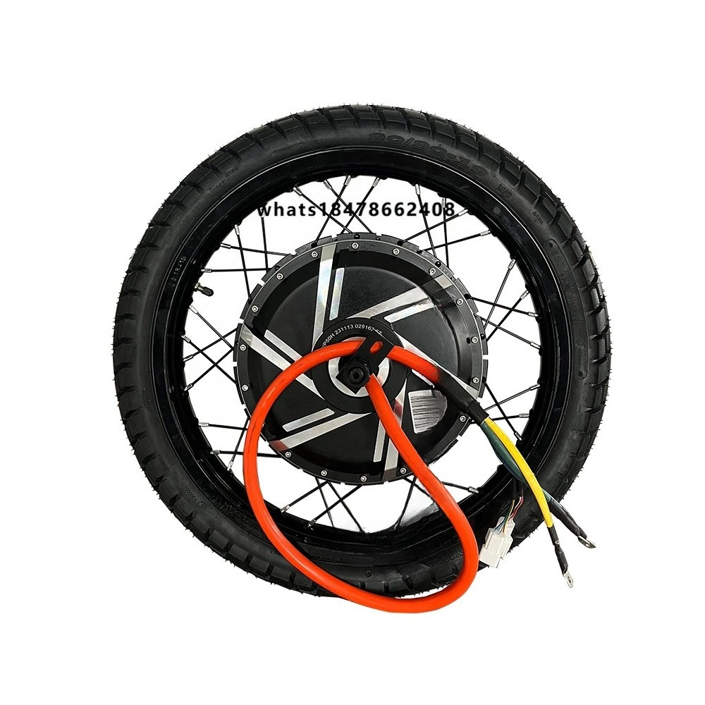 12000W Electric Motorcycle Hub Motor - ชุดมอเตอร์สำหรับมอเตอร์ไซค์ไฟฟ้า QS 273 50H ระยะห่างตะเกียบ 200