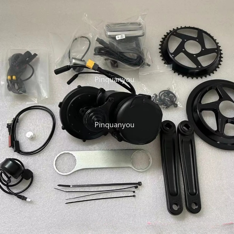 Torque Sensor Mid Drive Motor Kit - ชุดมอเตอร์กลาง TSDZ8 รุ่นใหม่ พร้อมเซ็นเซอร์แรงบิด 48v 500w