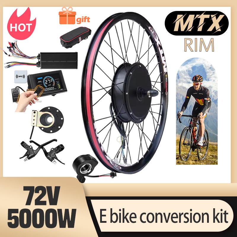 5000W Hub Motor Kit 72V - ชุดแปลงจักรยานไฟฟ้า MTX39 E bike 72V 5000W