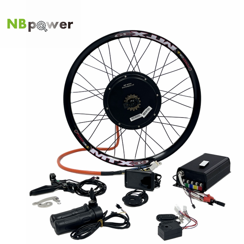 ชุดแปลงมอเตอร์จักรยานไฟฟ้า QS2 - 5000W Hub Motor Kit 72V บทวิจารณ์และราคา