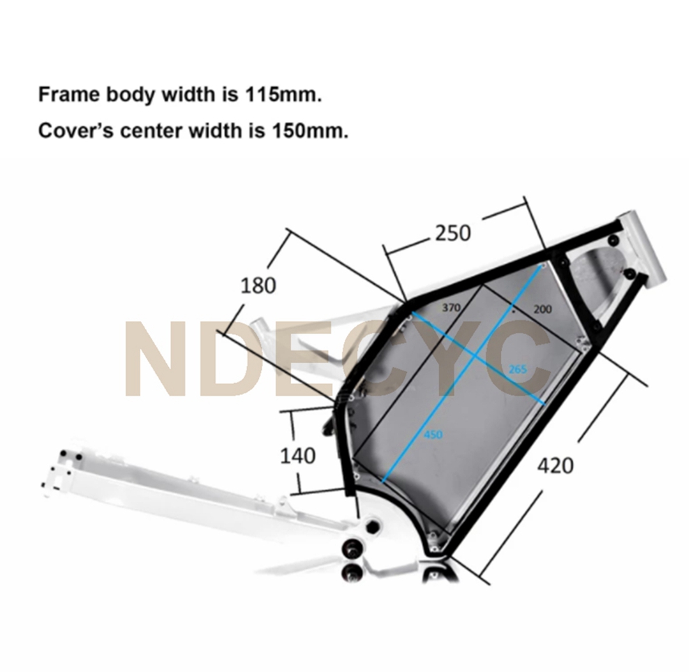 โครงโครงจักรยานไฟฟ้าระบบลับสีด - 3000W Stealth Bomber Motor บทวิจารณ์และราคา