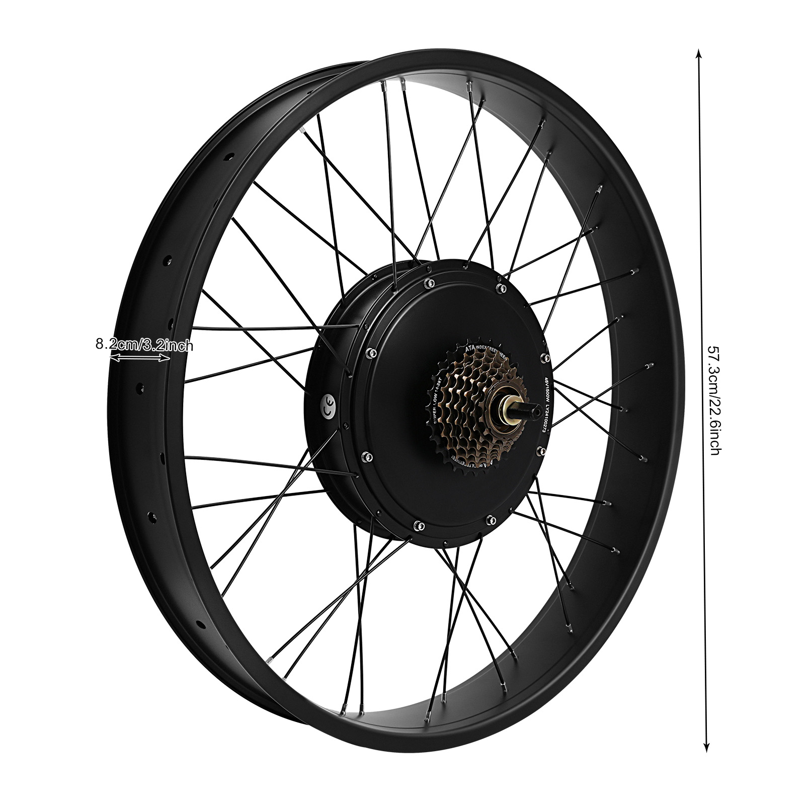 ชุดแปลงจักรยานไฟฟ้าขนาด 26 นิ้ - Fat Tire Electric Bike Conversion Kit 1500W บทวิจารณ์และราคา
