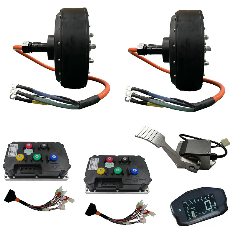 ชุดแปลงมอเตอร์ฮับไร้แปรงถ่าน Q - 72V 8000W Brushless Hub Motor บทวิจารณ์และราคา