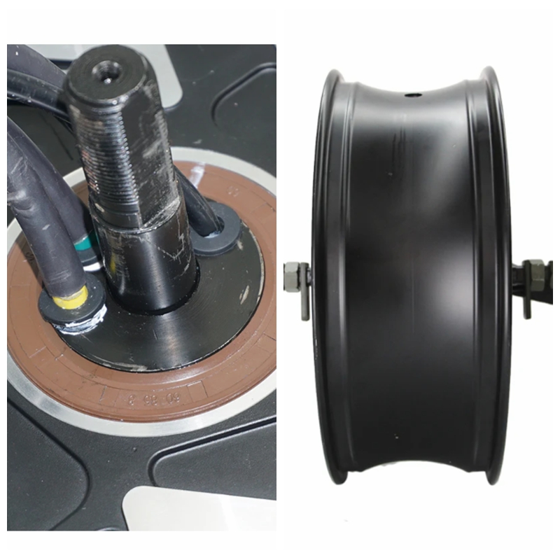 QS มอเตอร์ 12000W 17X6.0 นิ้ว  - 12000W Electric Motorcycle Hub Motor บทวิจารณ์และราคา