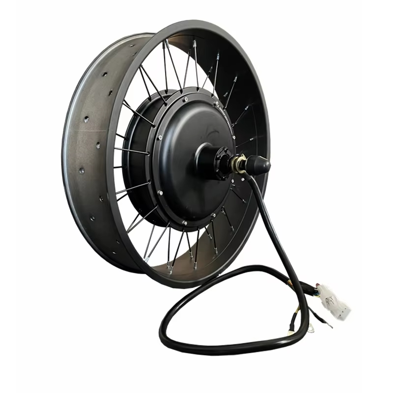 ชุดแปลงมอเตอร์ไฟฟ้าสำหรับจักรย - 5000W Hub Motor Kit 72V บทวิจารณ์และราคา
