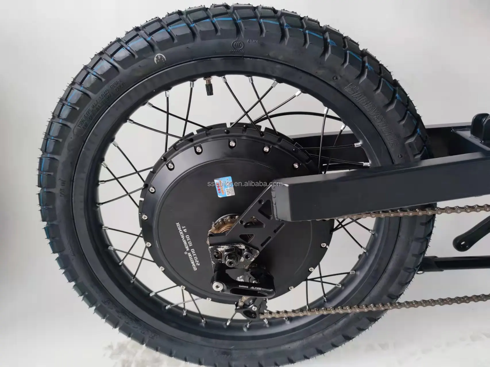 ชุดแปลงมอเตอร์ไซค์/จักรยานไฟฟ้ - 12000W Electric Motorcycle Hub Motor บทวิจารณ์และราคา