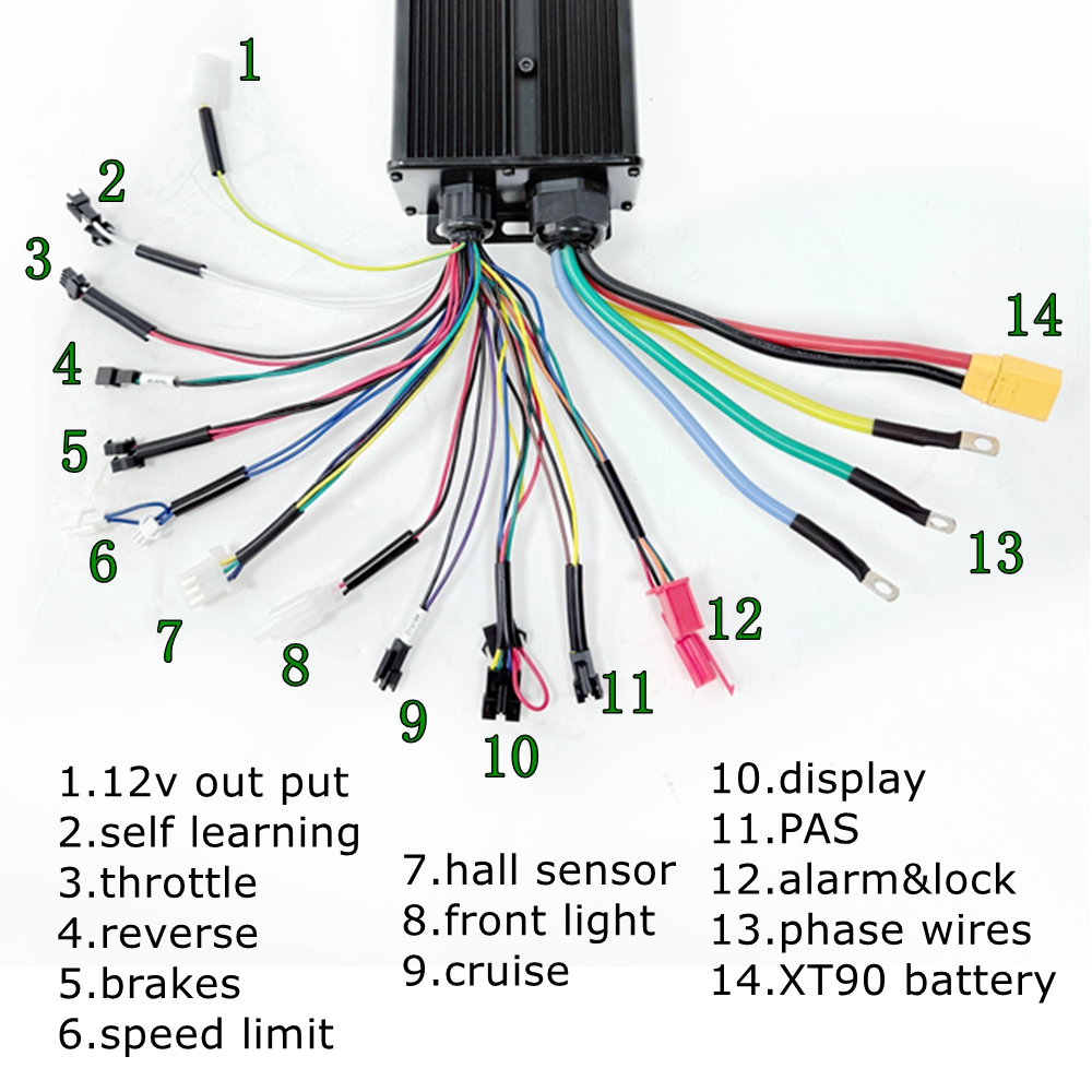ชุดแปลงมอเตอร์ไฟฟ้าสำหรับจักรย - 5000W Hub Motor Kit 72V บทวิจารณ์และราคา